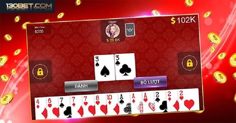 Hướng dẫn chơi bài Tiến lên miền nam tại 130Bet 